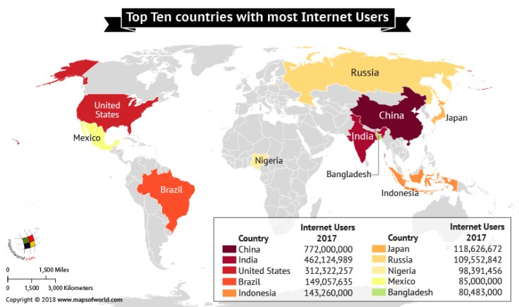 world-map-top-ten-countries-with-most-internet-users
